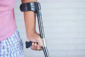 Using crutches